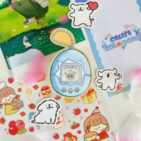 Image 1 of Tamagotchi Inspired Character Stickers