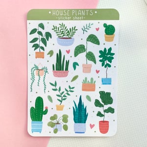 Image of House Plants Sticker Sheet