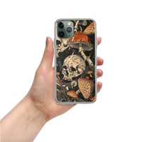 Image 6 of Goblincore Skull and Mushroom Grunge/Punk Clear Case for iPhone®