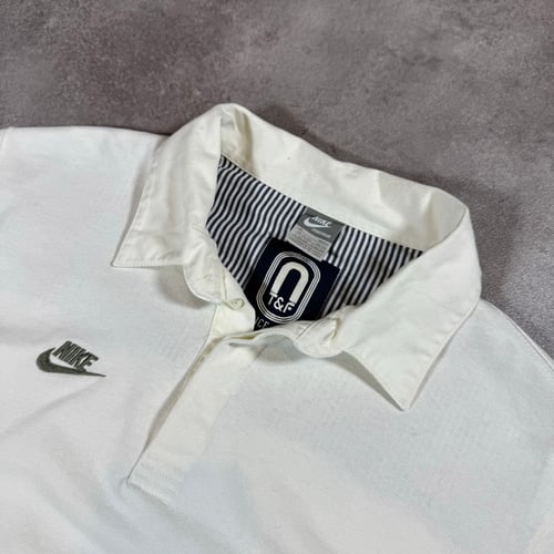 Image of Nike Long Sleeve Polo Shirt, Size Large