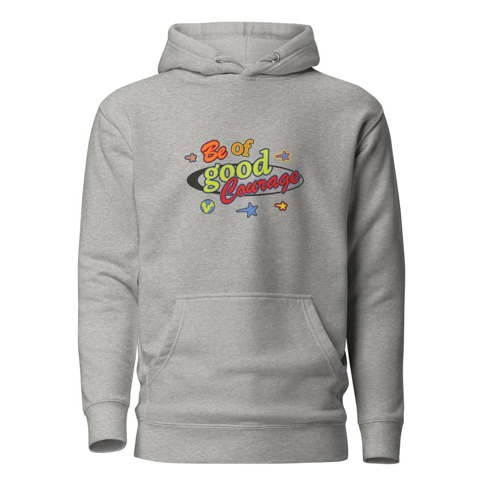 Image of Be of Good Courage: Hoodie - Carbon Gray