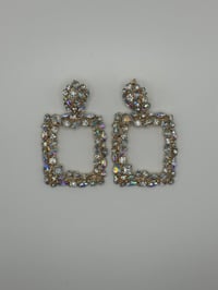 Image 2 of Big crystal earrings 