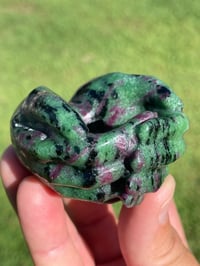 Image 1 of Ruby Zoisite Incense Holder #1792