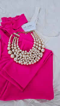 Image 5 of Goddess Pearl Statement Necklace 