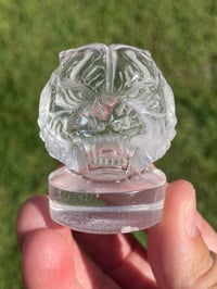 Image 24 of Clear Quartz Crystal Tiger Carving #1794