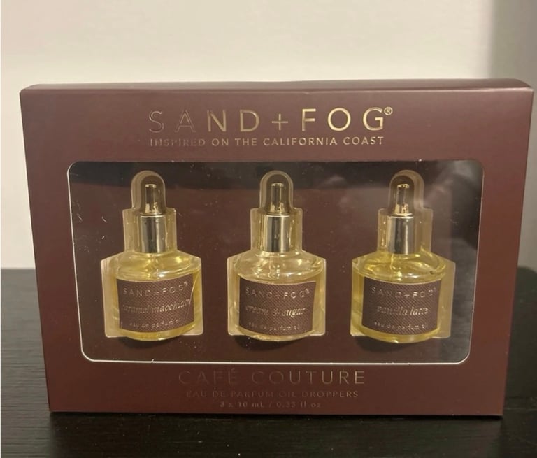 Sand + Fog Café Couture Perfume oil set 3 x 10 ml