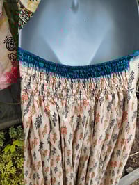 Image 8 of Milan Hareem/ Bloomer/ Balloon  trousers with matching head scarf -cream blue upto 14 uk