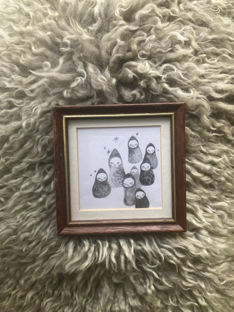 Image of Ancestors • small framed panting 