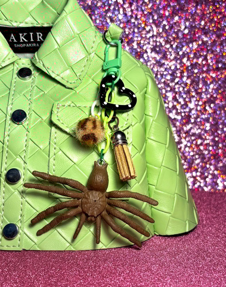 Image of Brown Spider Bag Charm