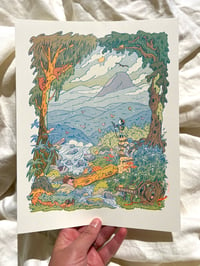 Image 1 of Mountain Dreams Riso Print ~ 