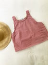 Ready Made Size 12 Red Stripe Cropped Tank with free postage 