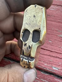 Brass pocket Skull #1