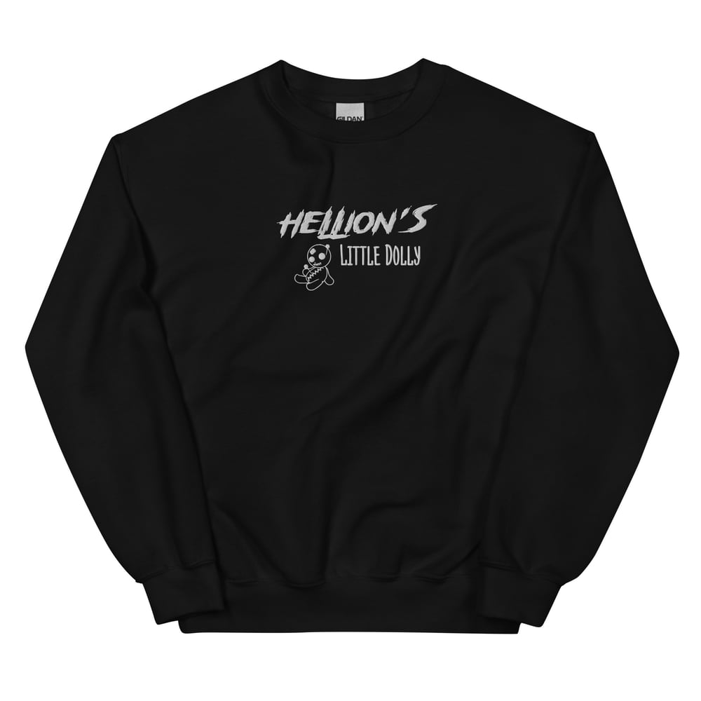Image of Hellion's little dolly embroidery Unisex Sweatshirt