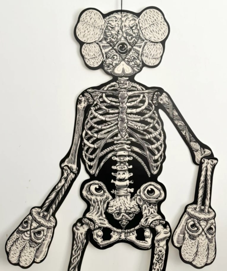 コレクション kaws Mark Dean Veca,Companion Skeleton Kaws X Mark Dean Veca, 