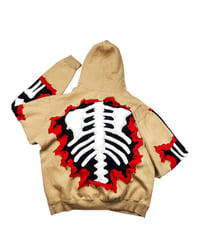 Image 3 of Reworked Cracky 3D Bones Hoodie Size L