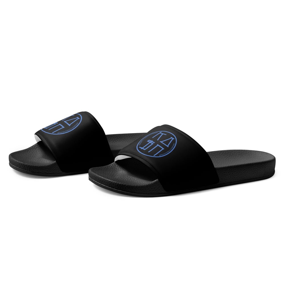 Image of KASHONLY WOMEN'S SLIDES-BLACK