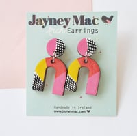 Colourful Mini Arch Earrings