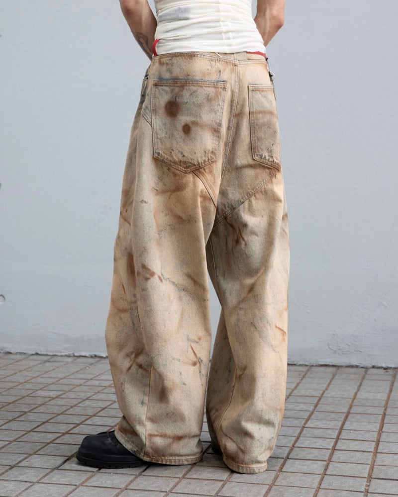 【新品／未使用 】LATUI ATELIER OAF JEANS / M OAF Jeans – Vietnamese Designer Wide-Leg Denim | ASTOUD