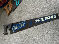 Image 3 of Hand Painted Vintage Saw | Cash Is King II
