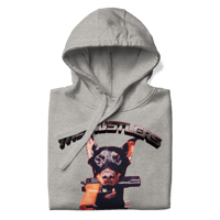 Image 2 of Grey “Doberman” Hoodie