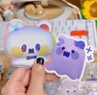 Image 1 of 3D Ghost Hammies - Stickers