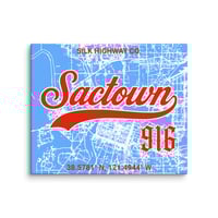 Image 1 of SACTOWN 916 (20"x24" BLU/RED)
