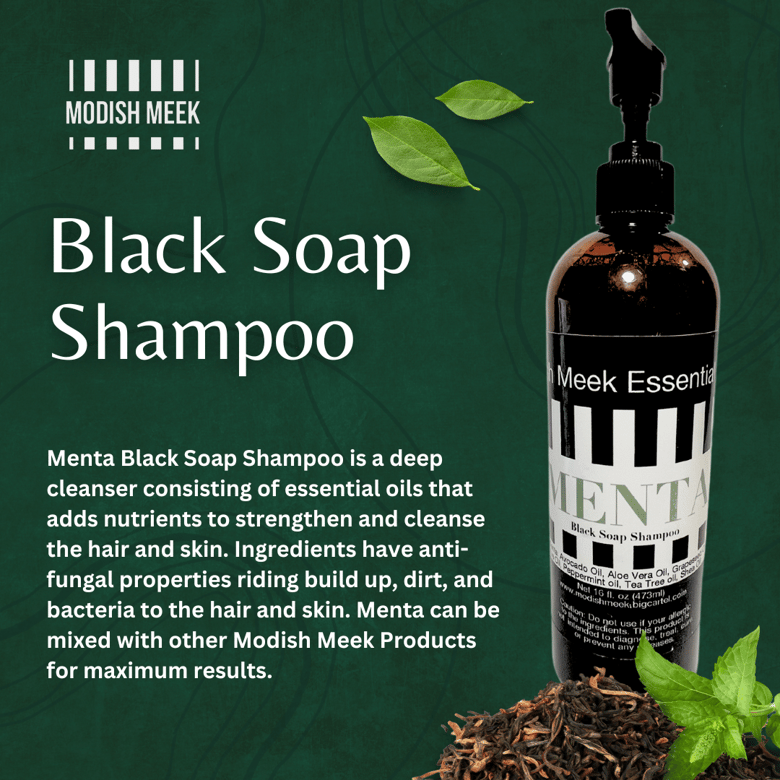 Image of MENTA Black Soap Shampoo 