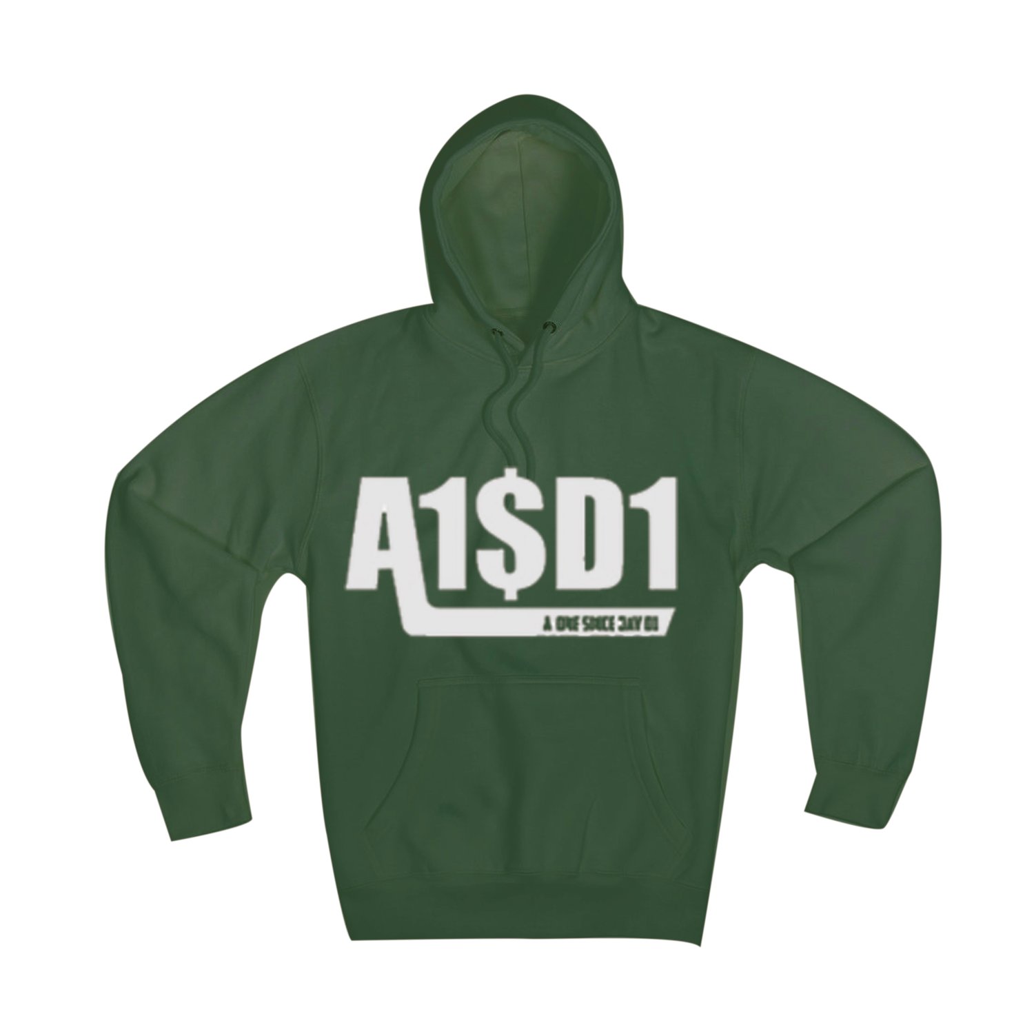 Image of A1$D1 HOODIE (GREEN X WHITE) 