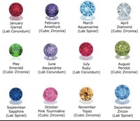 Image 2 of Kids Birthstone Bracelet