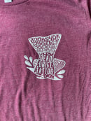 Image 3 of Tattooed Trout- Burgundy Heather