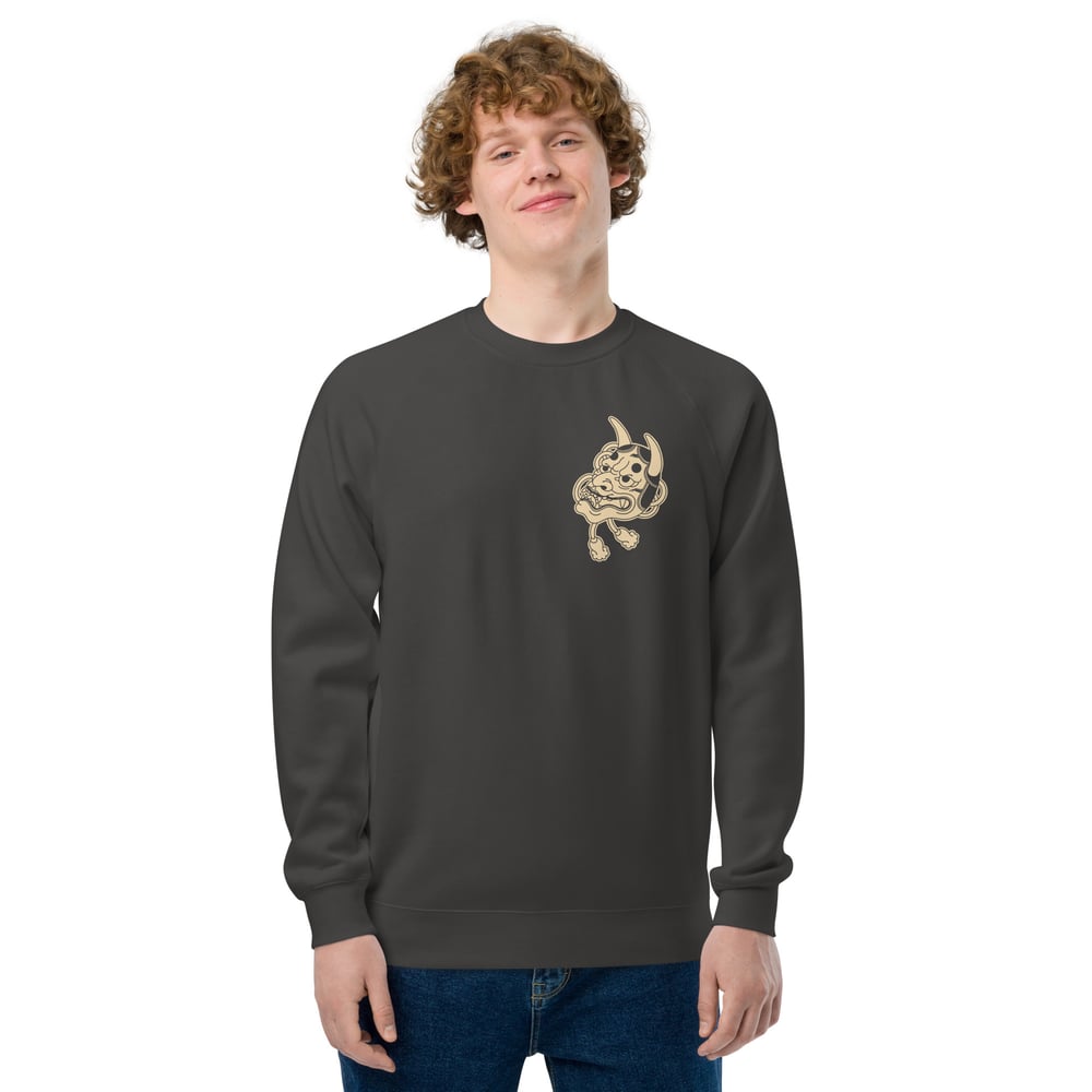 Image of Hannya Unisex raglan sweatshirt 