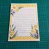 Eco Lilies Notepad upcycled   