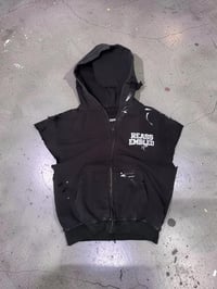 Image 2 of     R RIOT sleeveless hoodie 