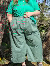 Image 2 of Green Stripe Pants