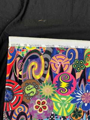 Image of Arik Krunk beach towel signed by AK