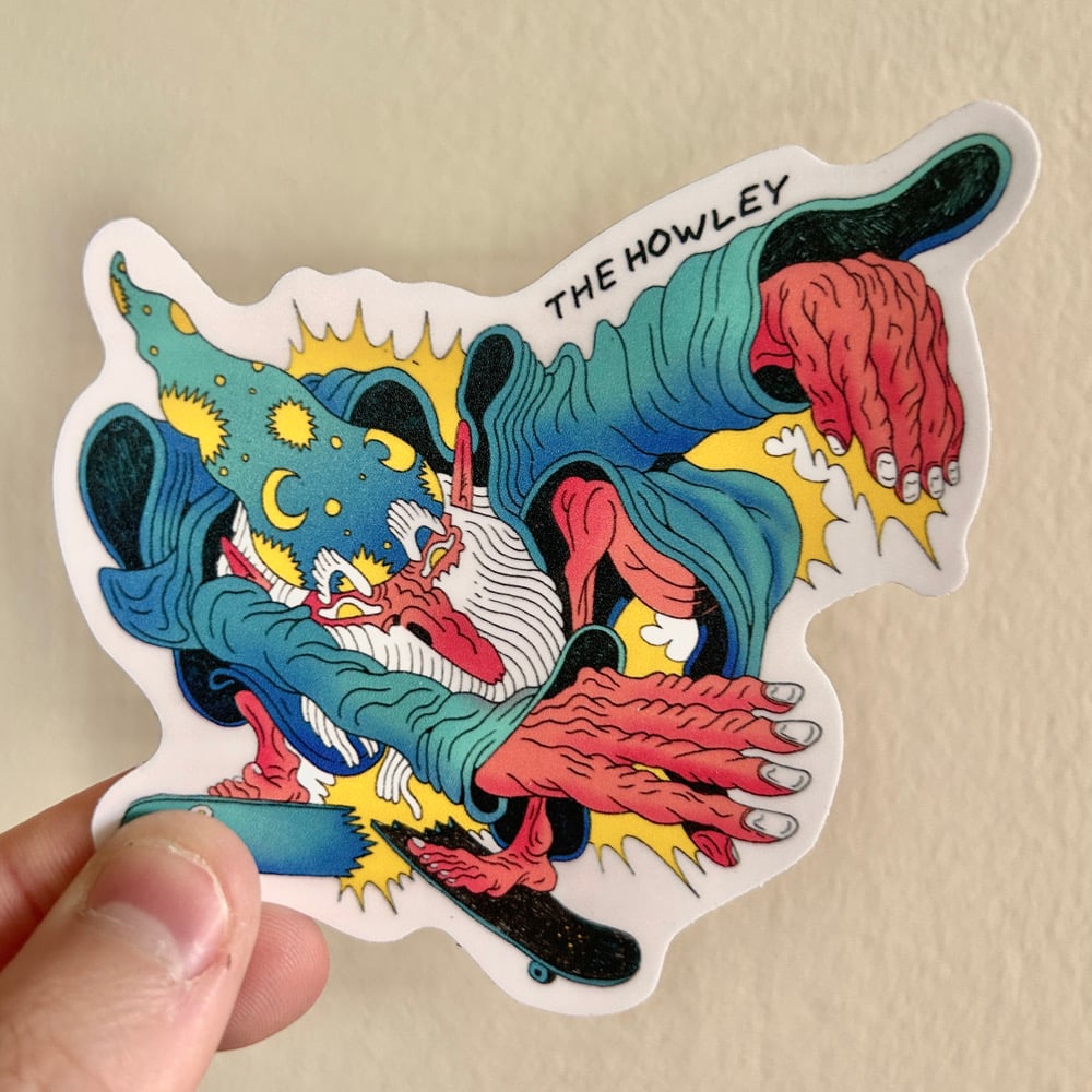 4” vinyl Wizard Sticker (limited edition)