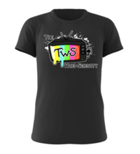 Womens T-shirt - Black 3D Logo