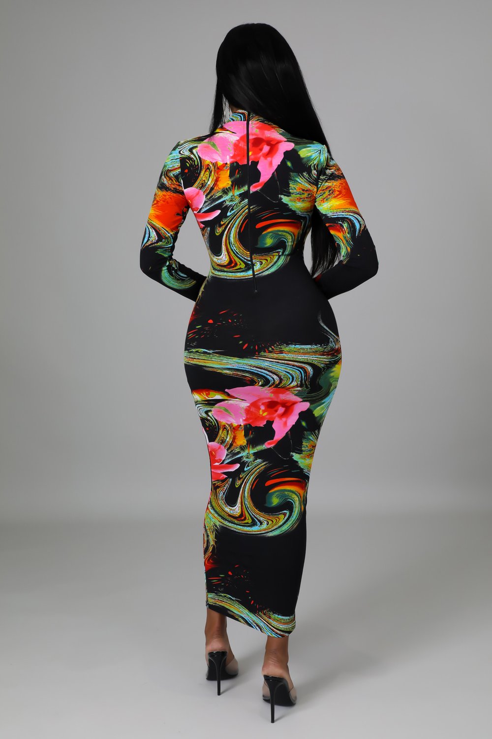Image of GLAXY MIDI DRESS