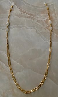 Image 4 of *LIMITED EDITION* rainbow moonstone eyeglass chain 
