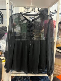 Image 1 of Black Gap sheer top 