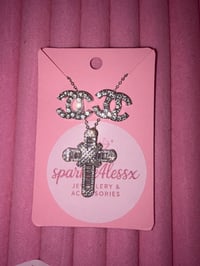 Cross and c studs sliver 