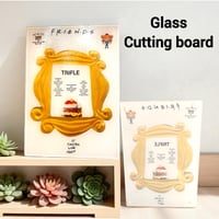 Friends Rachel’s trifle glass cutting board