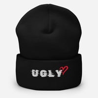 Image 1 of Ugly Heart Cuffed Beanie