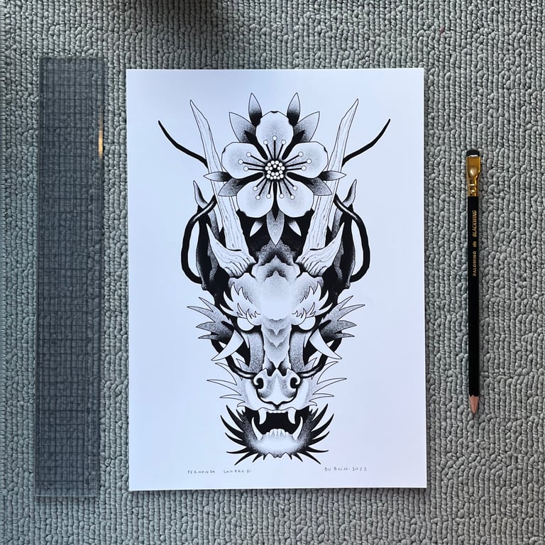 Dragon A4 Print