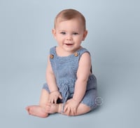 Image 1 of Hemi dungarees and cable booties set