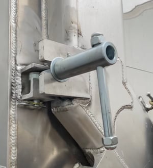 Heavy-Duty Solid Aluminum Dump Tailgate Latch locks