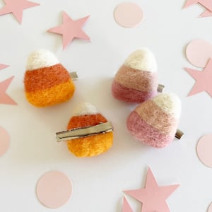 Image of Candy Corn Hair Clips