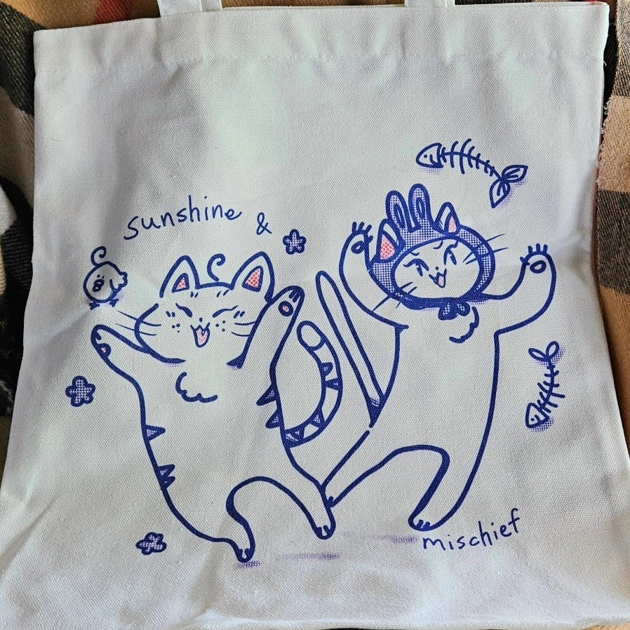 Image of Sunshine and Mischief Tote Bag