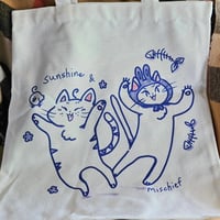 Image 2 of Sunshine and Mischief Tote Bag