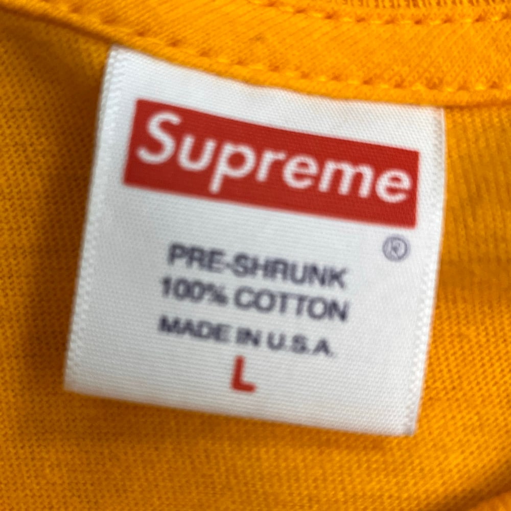 Supreme Pillows Tee Sz L (YELLOW) | Casa Vintage